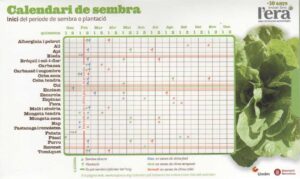 Calendari de sembra i plantació
