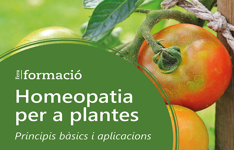 Cartell del curs d'homeopatia per a plantes que es fa a Manresa tardor 2024