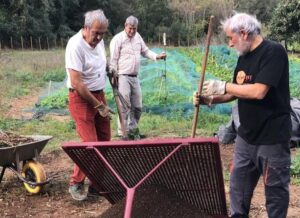 preparant compost