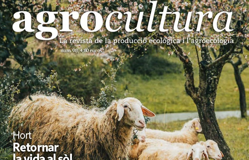 Detall de la portada de la revista Agrocultura núm. 98