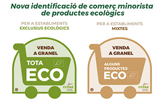 logotip certificació comerços alimentació ecològica