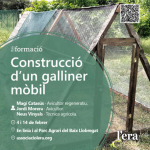 curs de galliner mòbil. Cartell