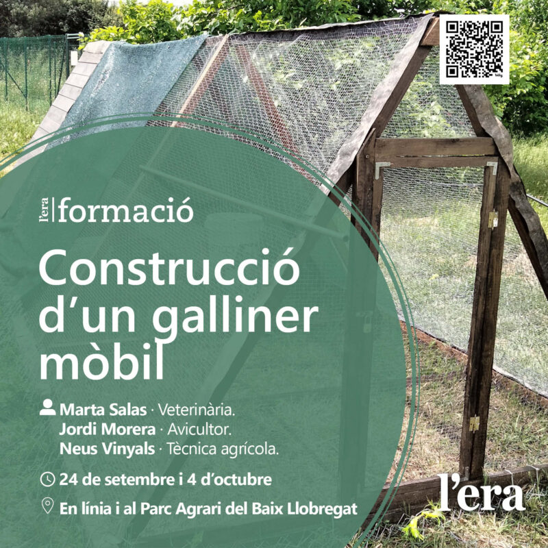 Construcció d'un galliner mòbil