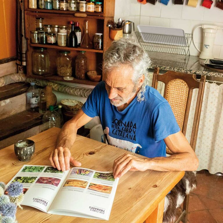 Artur Bòria de Cultures Trobades, una entitat que conserva la biodiversitat agrària a Ponent