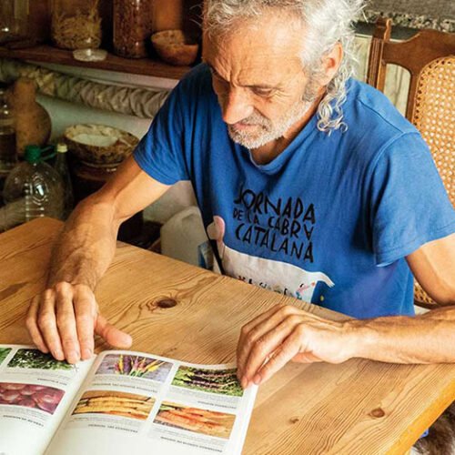Artur Bòria, de Cultures Trobades, un banc de llavors de varietats locals a Ponent