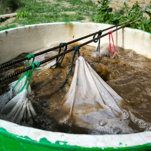 te de compost en preparació