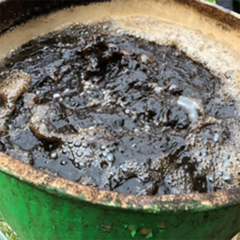 te de compost a punt d'aplicar