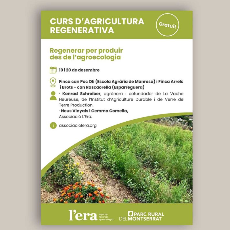 cartell curs agricultura regenerativa