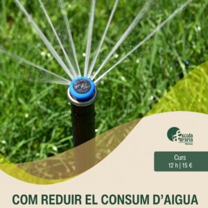 cartell curs reg en jardineria