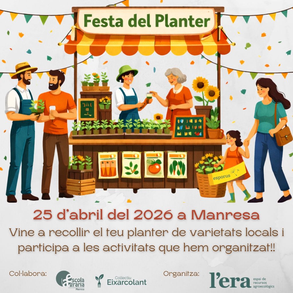 cartell de la Festa del planter 2026 Manresa